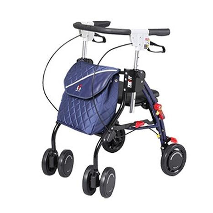 歩行車介護ザ・フィット抑速付き折りたたみバッグ付き高さ調整可能非課税
