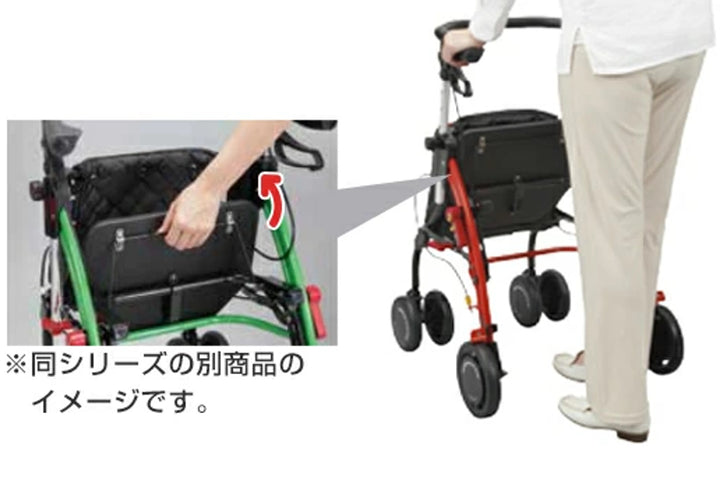 歩行車介護ザ・フィット抑速付き折りたたみバッグ付き高さ調整可能非課税