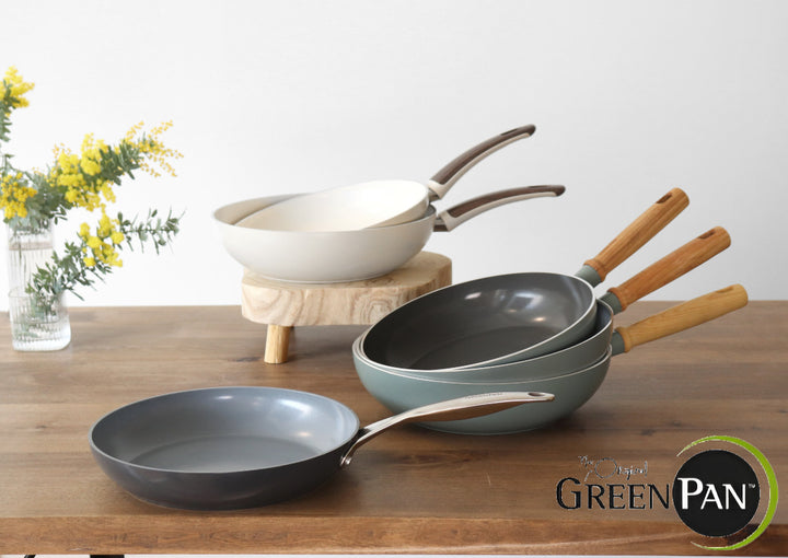 GREENPANガラス蓋20cmWOOD-BEウッドビー