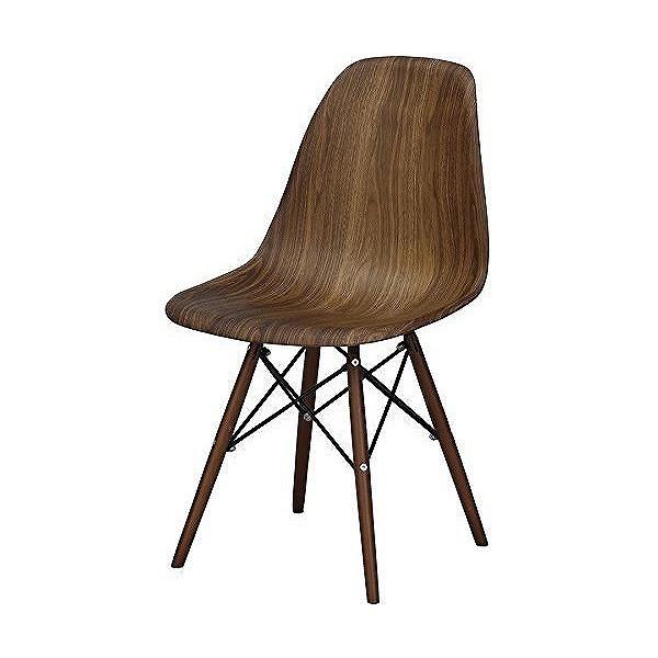 ダイニングチェアイームズチェア木目調座面高45cm