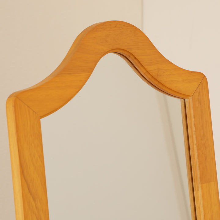 スタンドミラー姿見木製約幅50cm