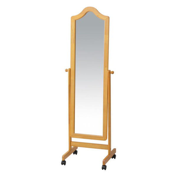 スタンドミラー姿見木製約幅50cm