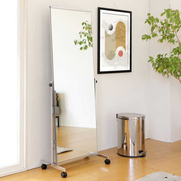 スタンドミラー姿見ノンフレーム幅57cm