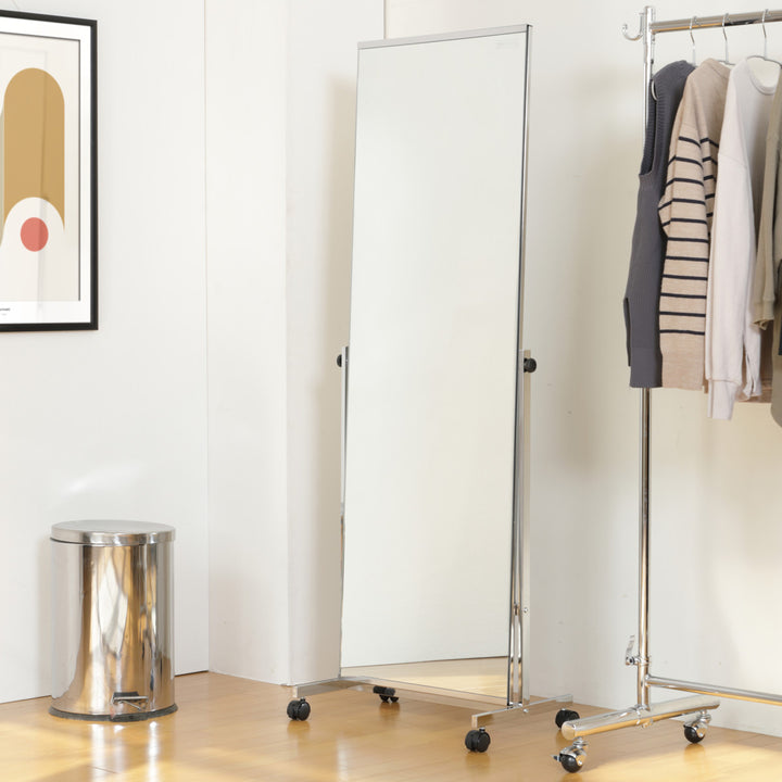 スタンドミラー姿見ノンフレーム幅57cm
