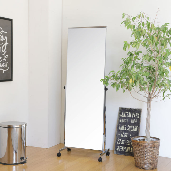 スタンドミラー姿見ノンフレーム幅57cm