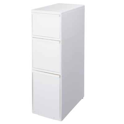 キッチンストッカー スリムストレージ ミディストッカー 幅25.5cm 3段 MS-111DL