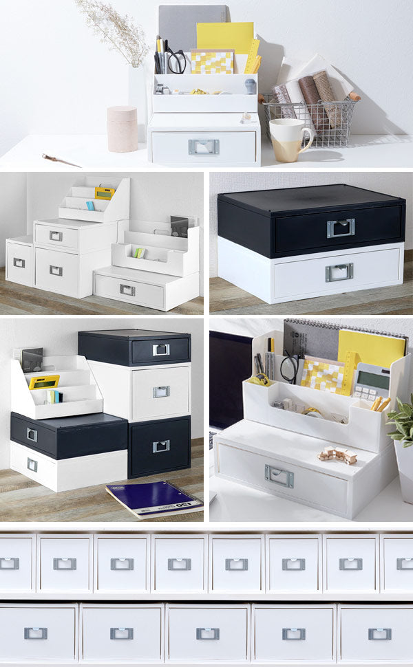 ファイルケースA4ファイルユニットMEDIX横型モノトーンMX-50R