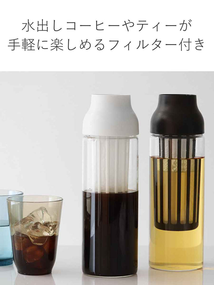 キントーKINTO冷水筒ピッチャー耐熱1LガラスCAPSULEカプセルコールドブリュー水差し