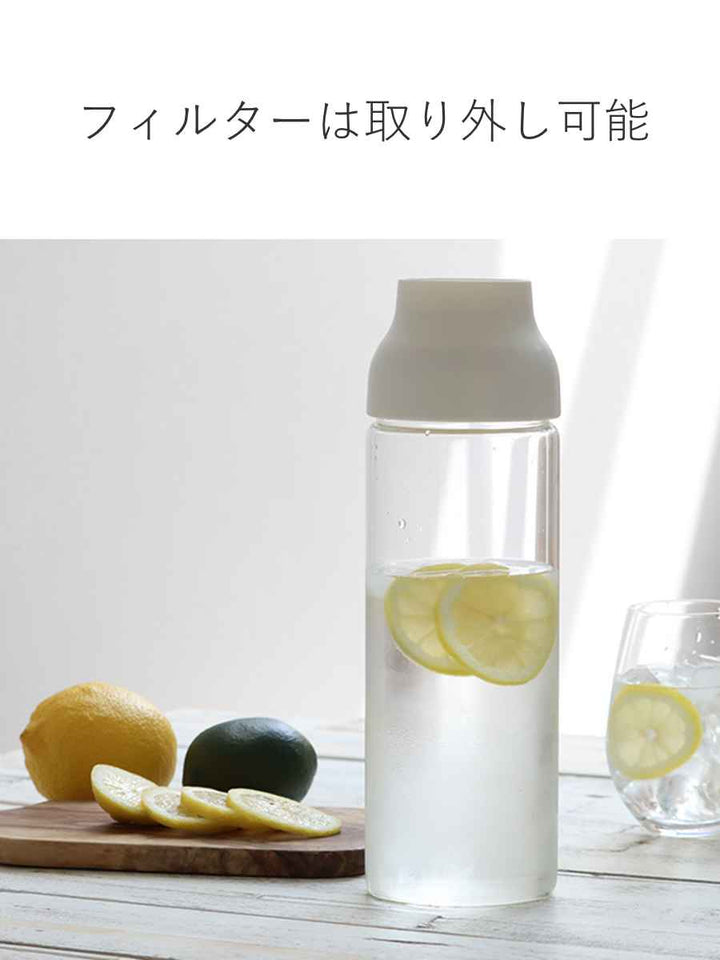 キントーKINTO冷水筒ピッチャー耐熱1LガラスCAPSULEカプセルコールドブリュー水差し