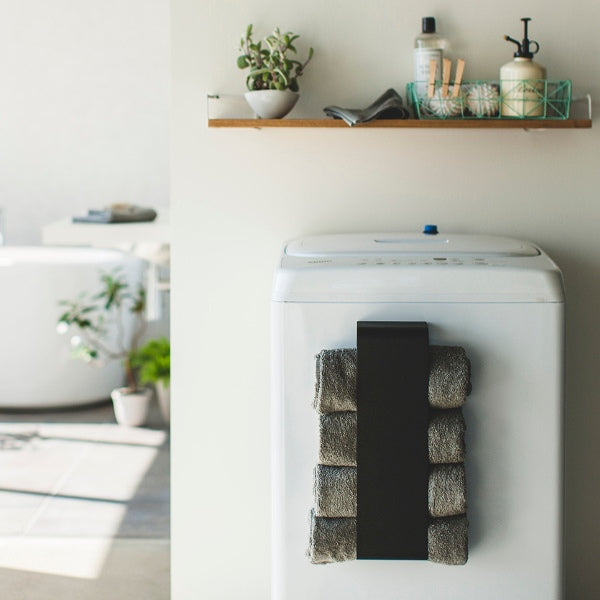 山崎実業towerマグネットバスタオルホルダータワー