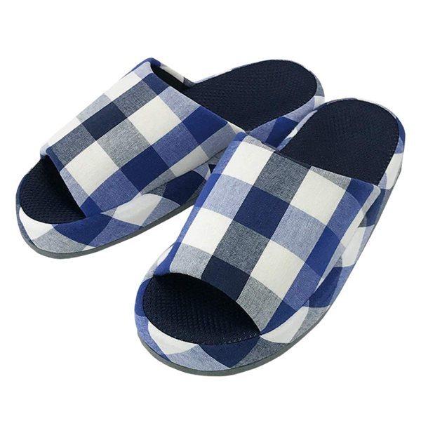 スリッパマリンチェックコンフォートLサイズ