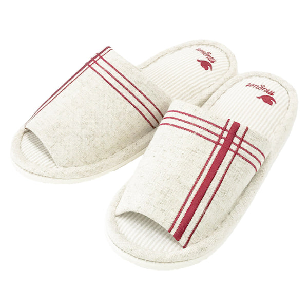 スリッパナチュラルクロス外縫いMサイズ