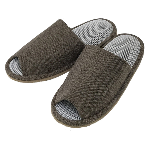 スリッパリネン風外縫いLLサイズ