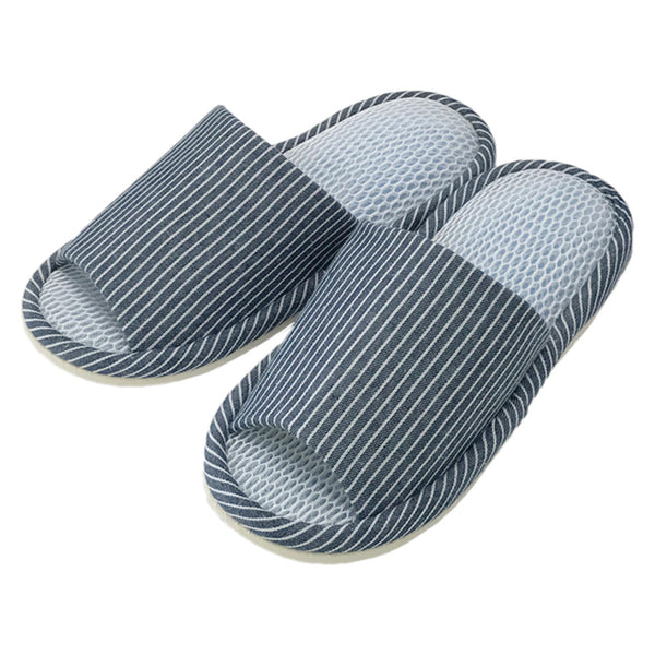 スリッパmonochromeモノクロニット外縫いLサイズ