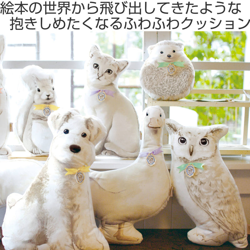 18cmクッションブラシ フクロウモモンガ＆ハリネズミ （ハリネズミ用品  