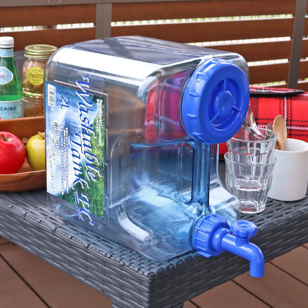 ウォータータンク ポリカ 12L 蛇口付き クリア コック付き – ハウジー