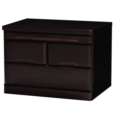 仏壇チェスト 2段 桐製 スライドテーブル付 幅60cm 完成品