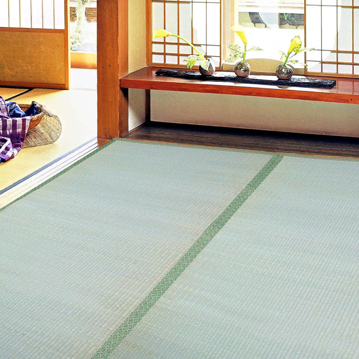 い草上敷き鈴草4.5畳三六間約273×273cm撥水加工