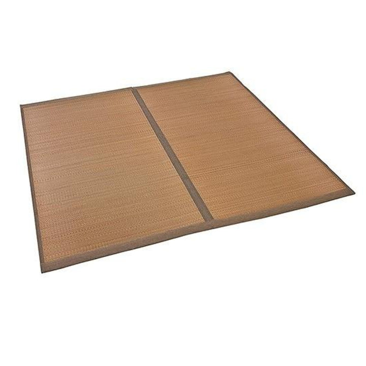 い草上敷き花ござ与那国4.5畳約261×261cmブラウン