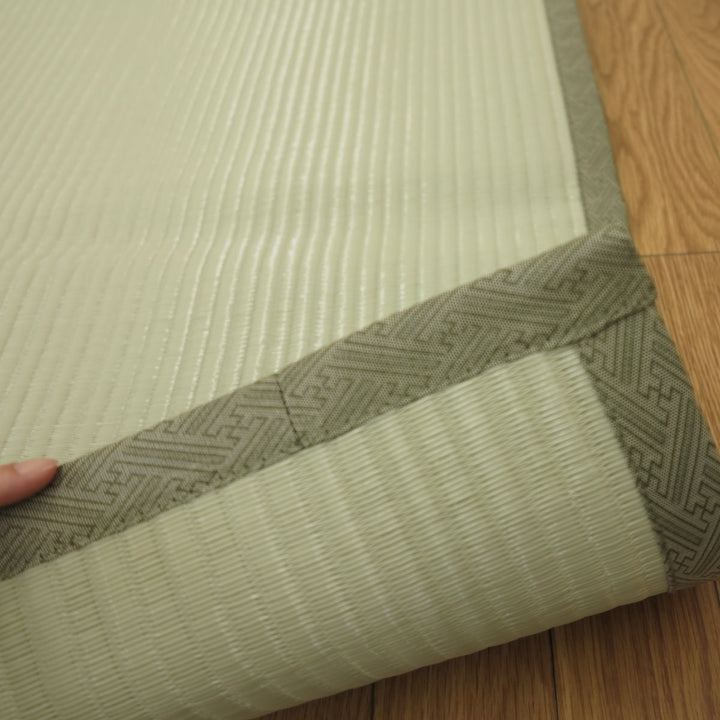 上敷き洗えるPP製宇治江戸間8畳約352×352cm抗菌