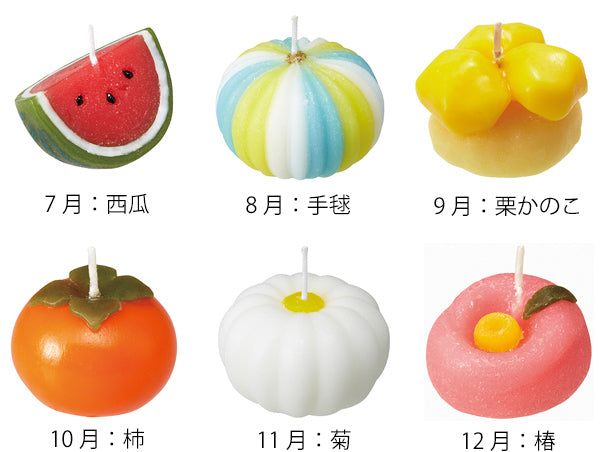 キャンドル和菓子づくしギフトセット