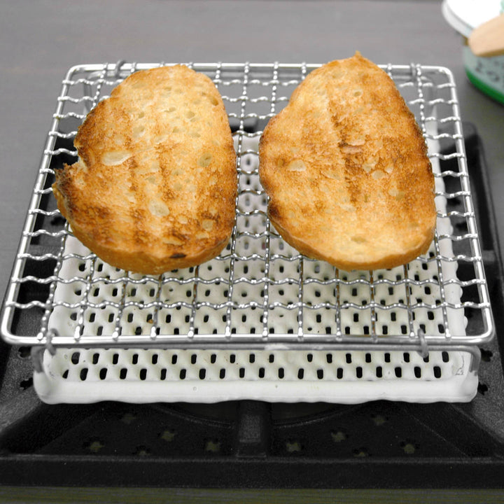 セラミック焼き網小15cmガス火専用日本製