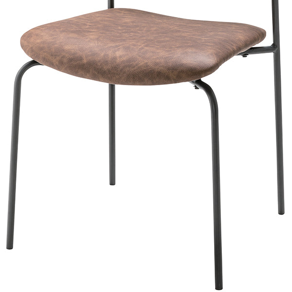 チェアアイアンフレーム椅子座面高47cm