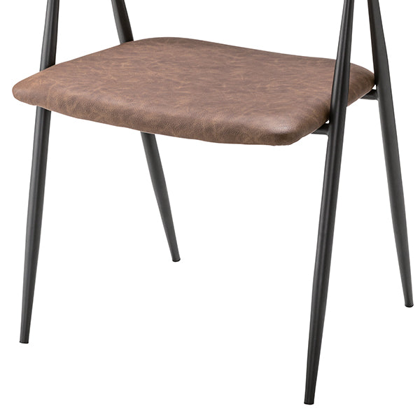 アームチェアアイアンフレーム椅子座面高44cm