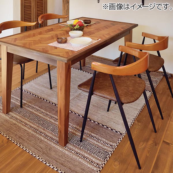 アームチェアアイアンフレーム椅子座面高44cm