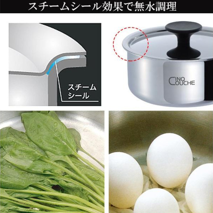 ソースパン18cmサンク・クーシュUMICユミックIH対応片手鍋