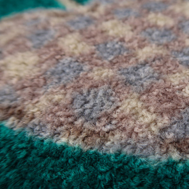 玄関マットwash+dryウォッシュアンドドライCottageHeartsジェードグリーン50×75cm