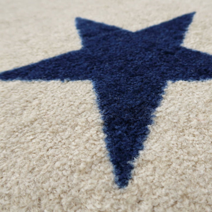 玄関マットwash+dryウォッシュアンドドライStarsシャンパン50×75cm