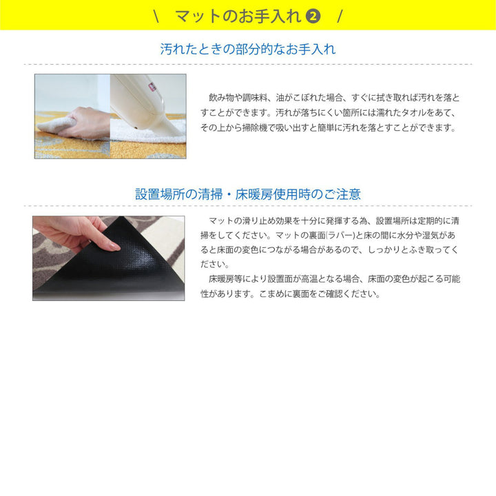 玄関マットwash+dryウォッシュアンドドライStarsネイビー50×75cm