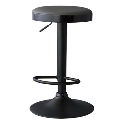 カウンターチェア 座面高61～82cm 高さ調節 昇降式 レザー調 ハイスツール