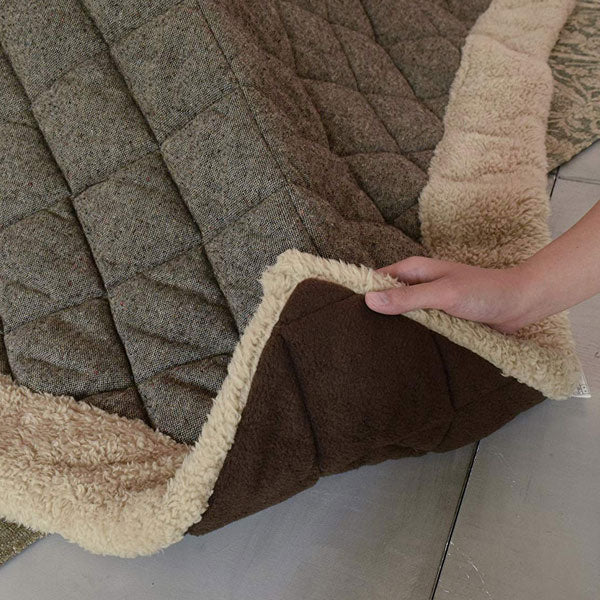 こたつ布団正方形薄掛けツイード190cm×190cm