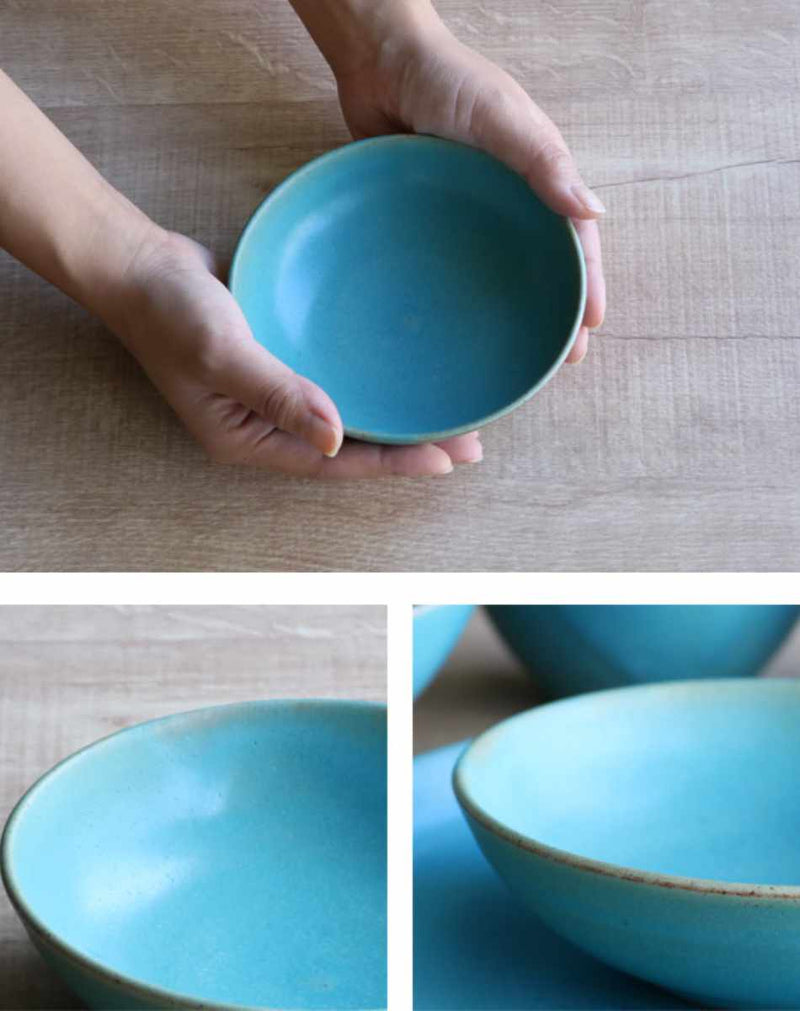 ボウル14cmBlueシリーズ陶器食器笠間焼日本製