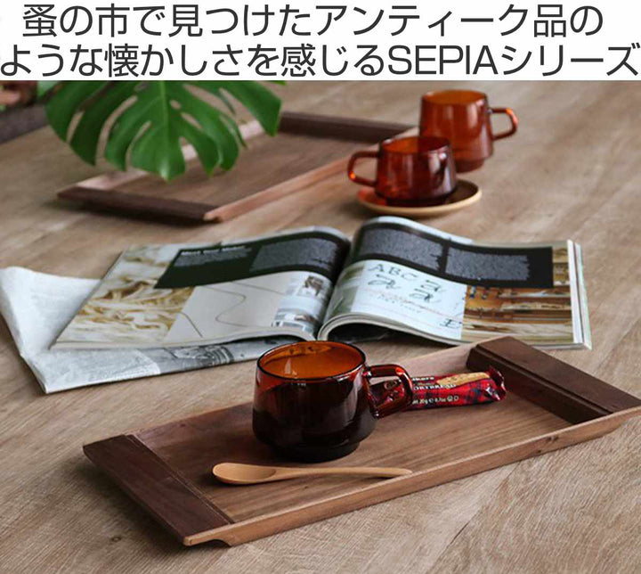 トレイ36×18cmノンスリップKINTOキントーSEPIAシリーズ食器木製