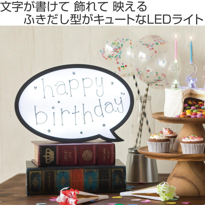 インテリアライトライトLEDふきだしLEDライト