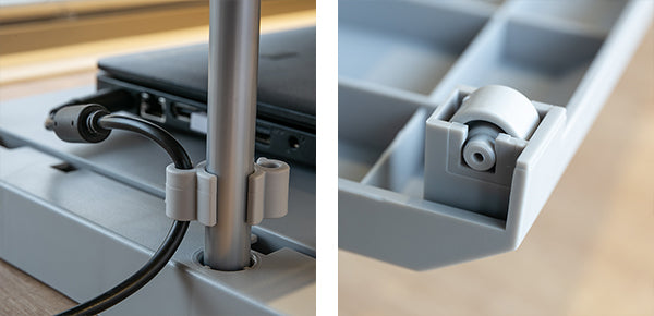 パソコンラック卓上約幅49×奥行33×高さ22cmノートパソコン用22型