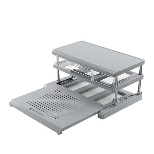 パソコンラック卓上約幅49×奥行33×高さ22cmノートパソコン用22型