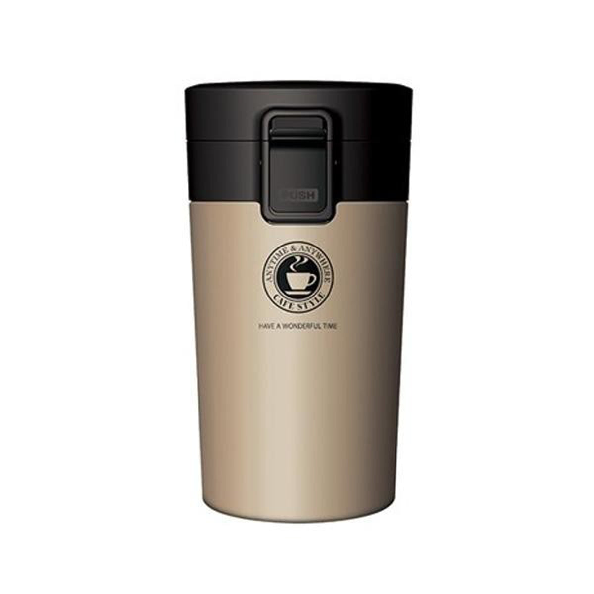 水筒 290ml ステンレス ワンタッチ 真空断熱携帯タンブラー コーヒー