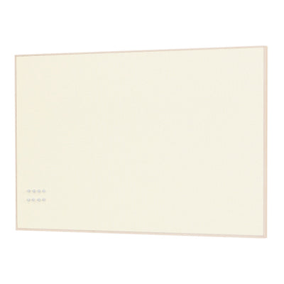 マグネットボード 壁掛け ファブリックパネル 60.4×89.4cm ファブリックマグネットボード アイボリー