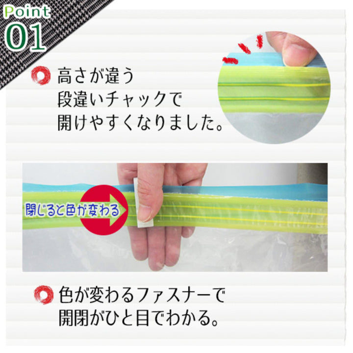 圧縮袋衣類M衣類ひとまとめマチ付き1枚入