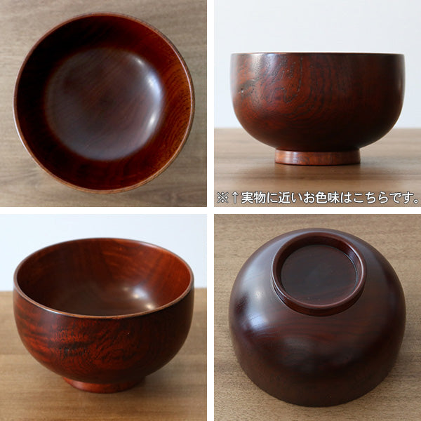 どんぶり木製430ml紀州塗白倉shirakura丼天然木食器日本製