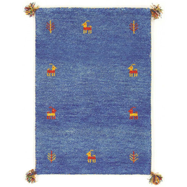 ラグインテリアマット70×120cm手織りマットギャッベ