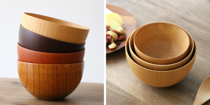 ナチュラルボウル木製250mlS木目ボウル漆天然木食器ナチュラル