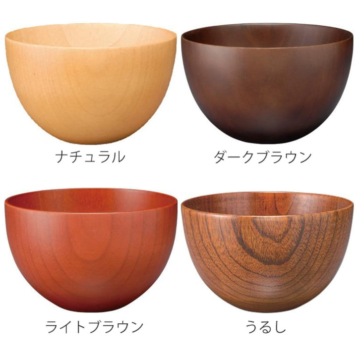 ナチュラルボウル木製380mlM木目ボウル漆天然木食器ナチュラル