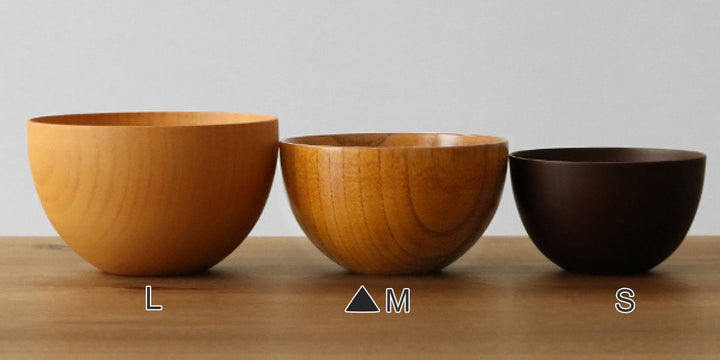 ナチュラルボウル木製380mlM木目ボウル漆天然木食器ナチュラル