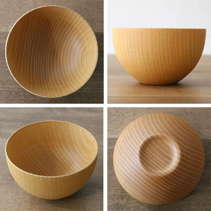 ナチュラルボウル木製380mlM木目ボウル漆天然木食器ナチュラル