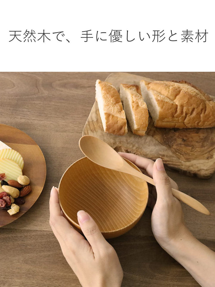 ナチュラルボウル木製380mlM木目ボウル漆天然木食器ナチュラル